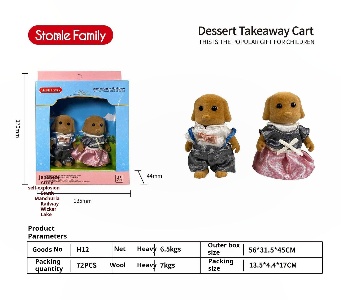 Forest Family Dollhouse Toy Villa