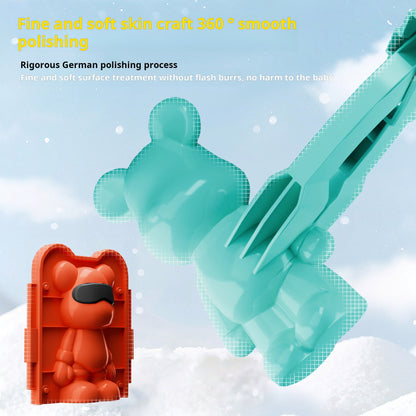 Children's Snowball Maker Bear Mold for Winter Play