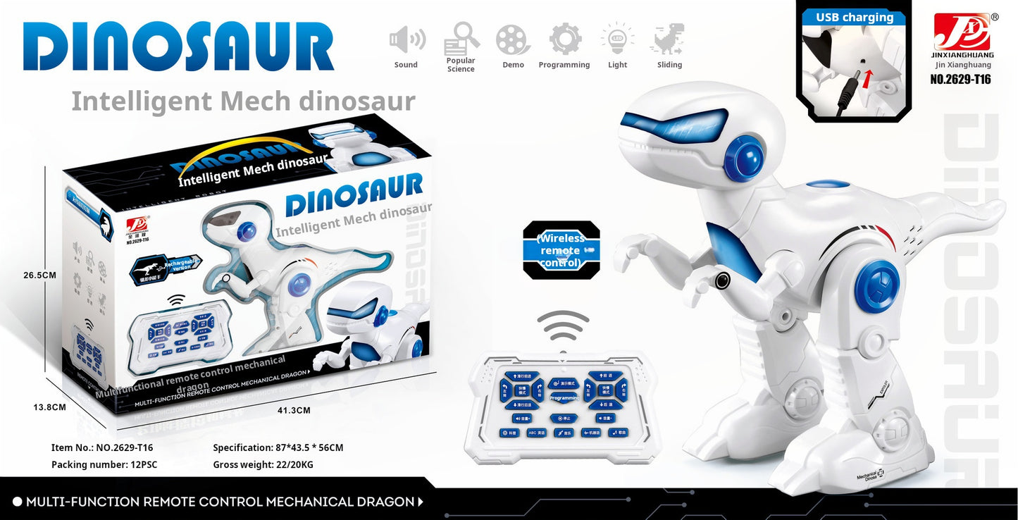 Electric Walking Dinosaur with Lights, Sounds, and Spray for Ages 0-6