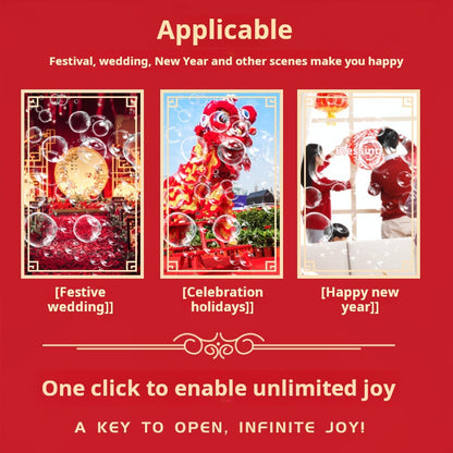 Electric Automatic Bubble Machine for Kids