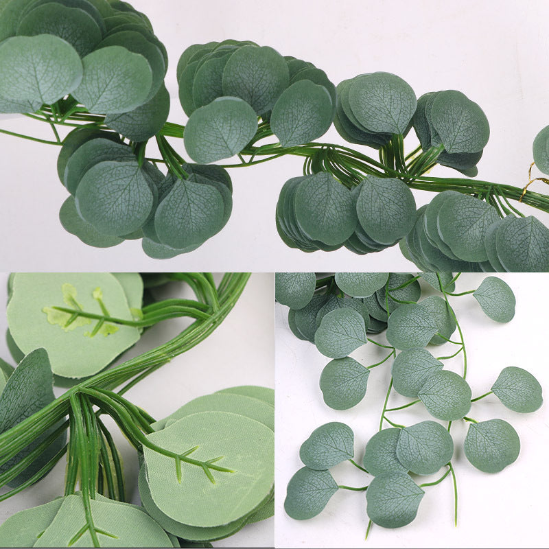 Simulation green plant eucalyptus rattan