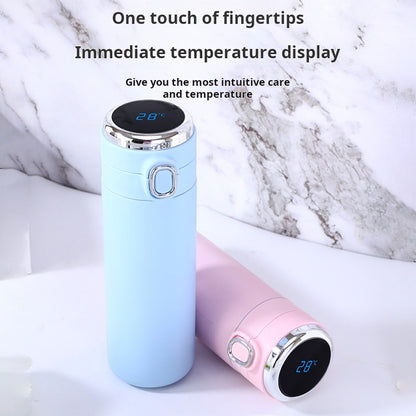 Taza aislada de acero inoxidable 304 con pantalla LED inteligente de temperatura 