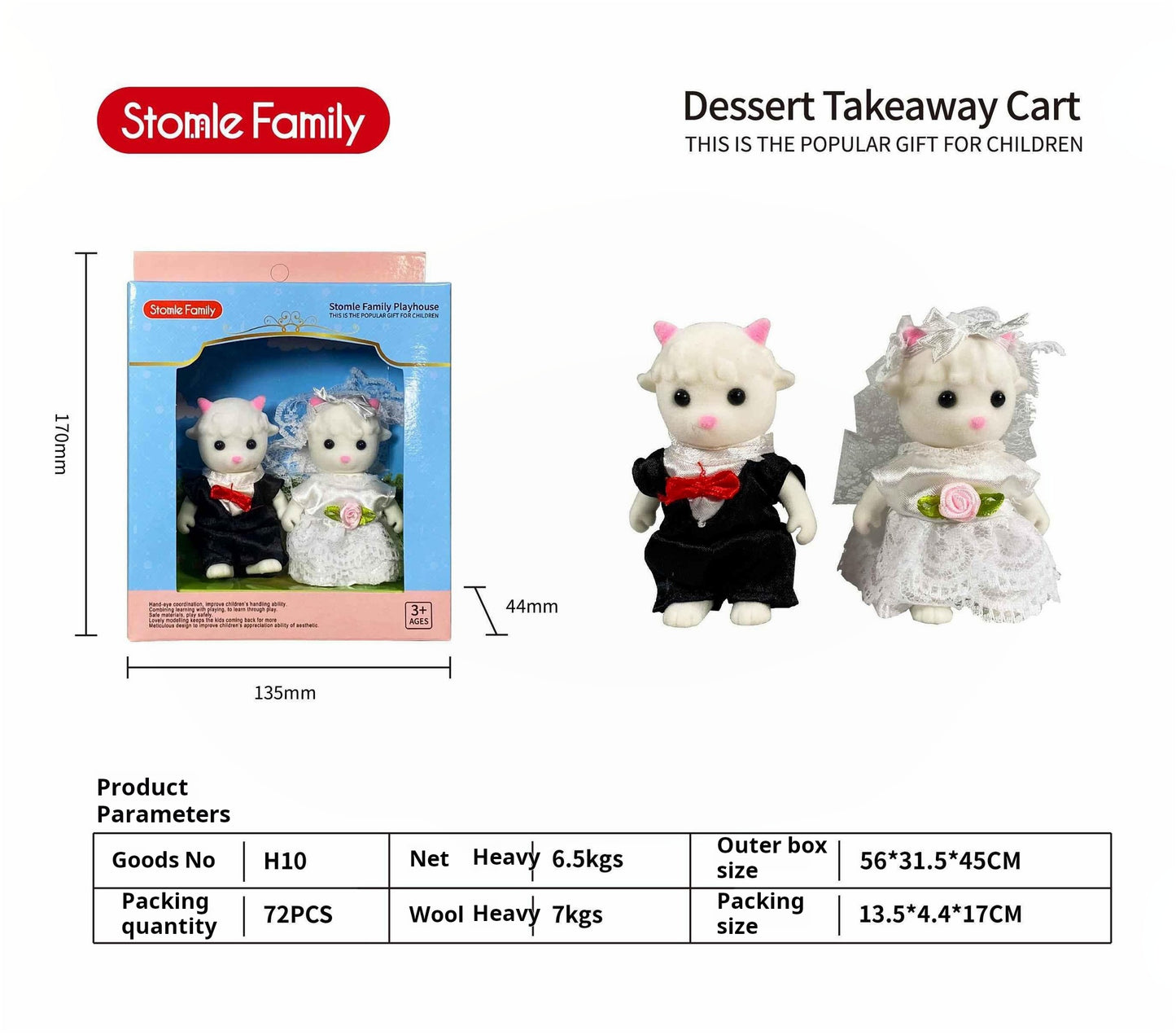 Forest Family Dollhouse Toy Villa