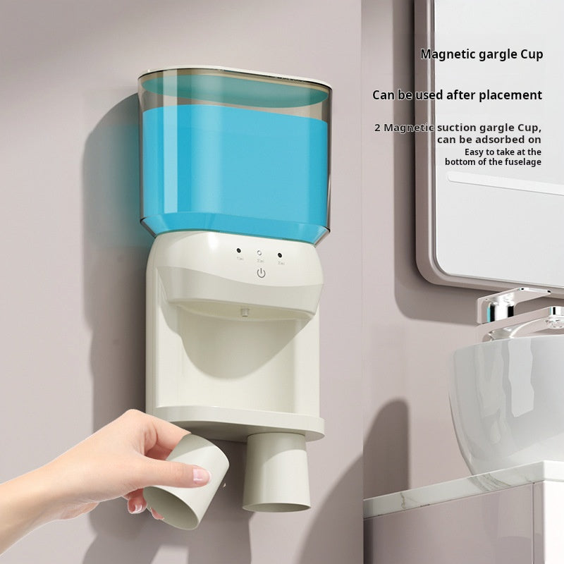Máquina de enjuague bucal inteligente recargable por USB, automática y magnética