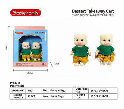 Forest Family Dollhouse Toy Villa