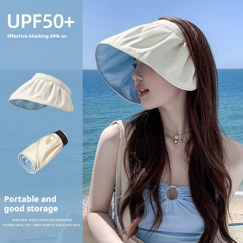 UPF50+ Shell Sun Hat Women's Summer