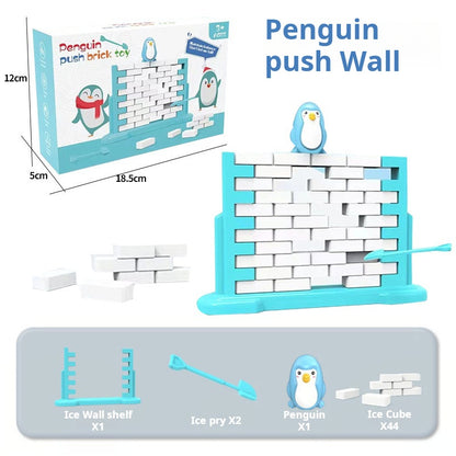 Juego de bloques de hielo Save Penguin, juguete de entrenamiento de enfoque 