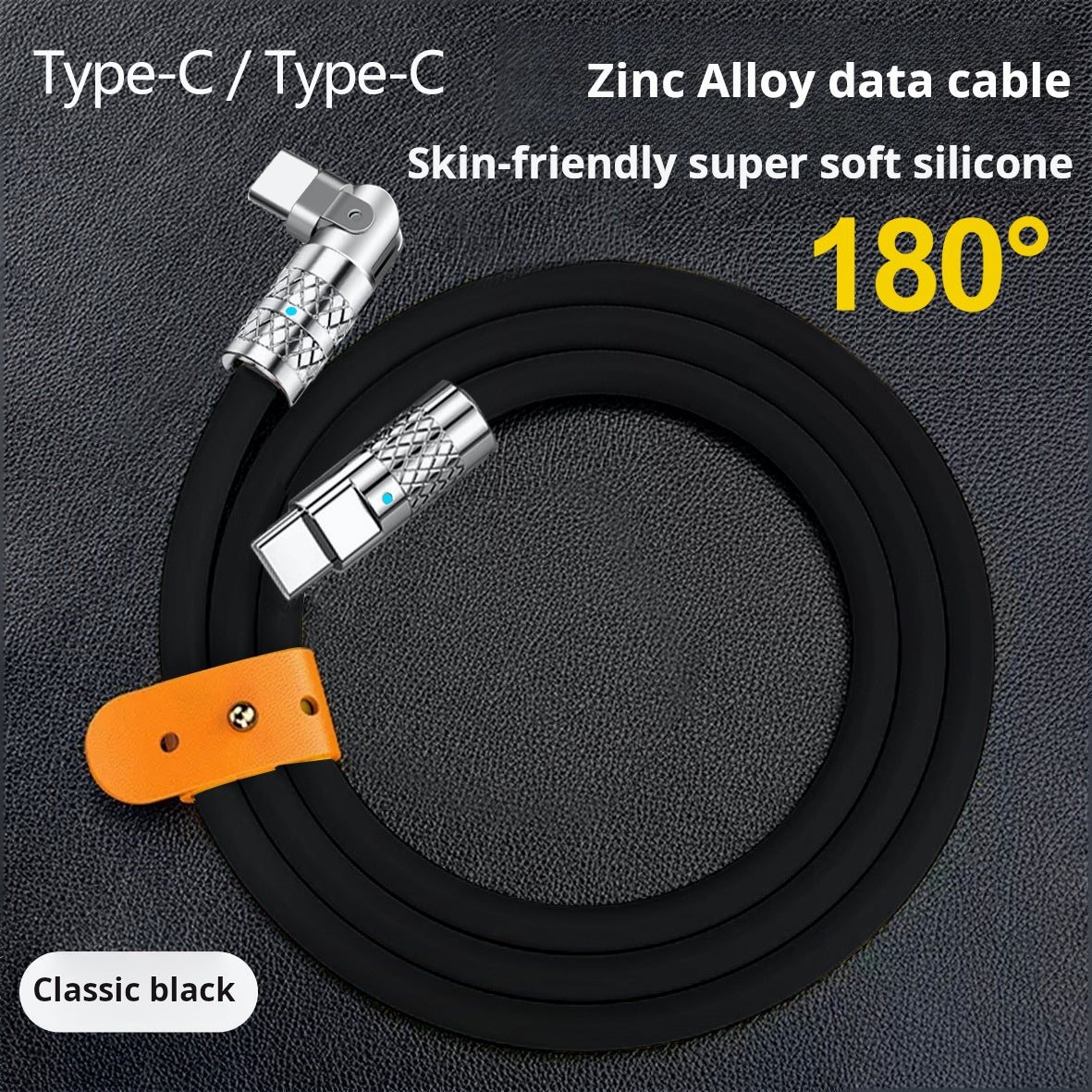 60W Fast Charging Type-C Cable for Huawei - Zinc Alloy