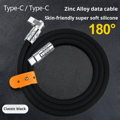 60W Fast Charging Type-C Cable for Huawei - Zinc Alloy