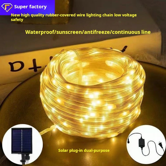 Starry LED Solar Leather Light