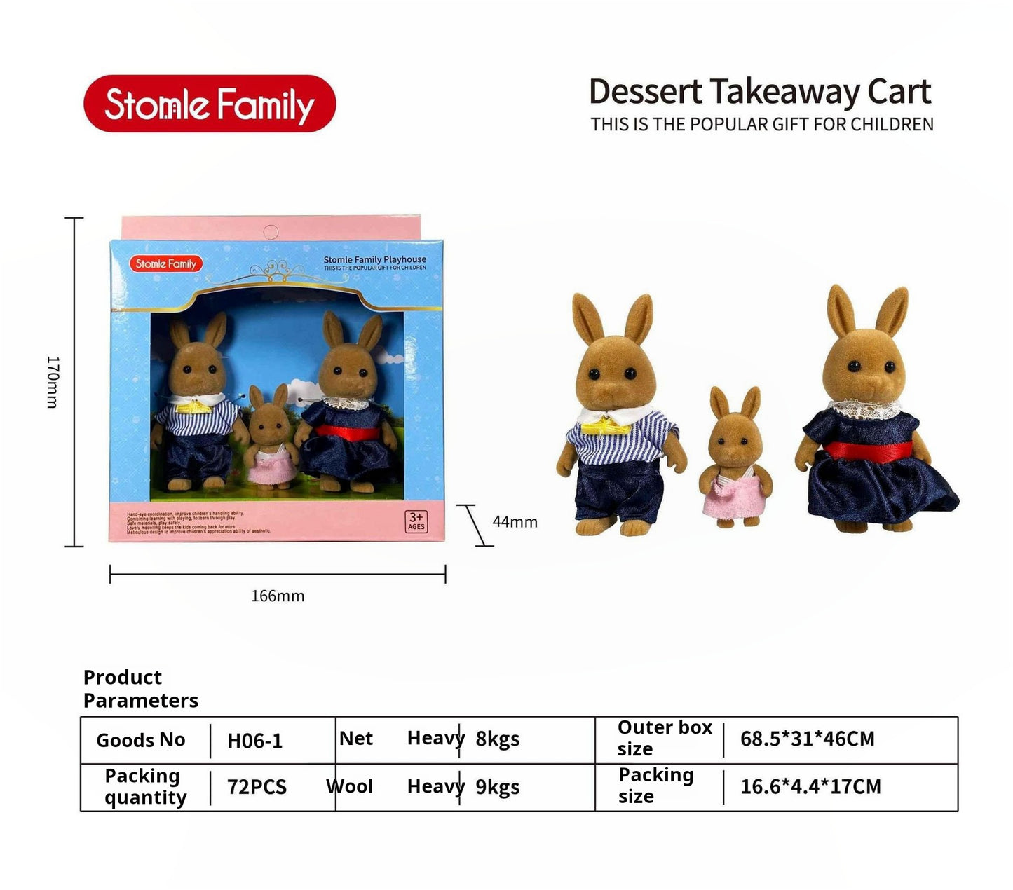 Forest Family Dollhouse Toy Villa