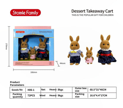 Forest Family Dollhouse Toy Villa