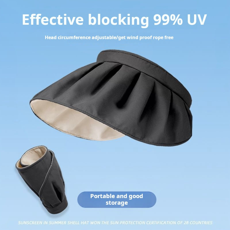 UPF50+ Shell Sun Hat Women's Summer