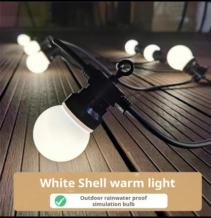 G50 low pressure bulb headlight string solar waterproof led