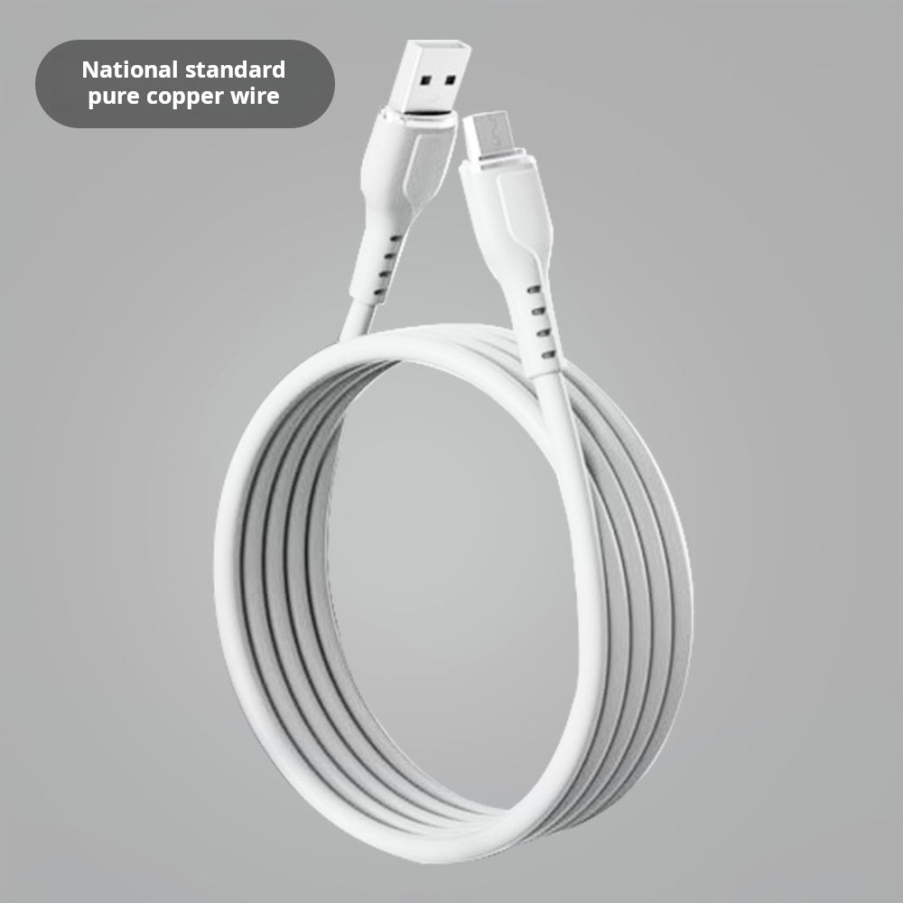 Cable de datos macaron de silicona de alambre de cobre puro 