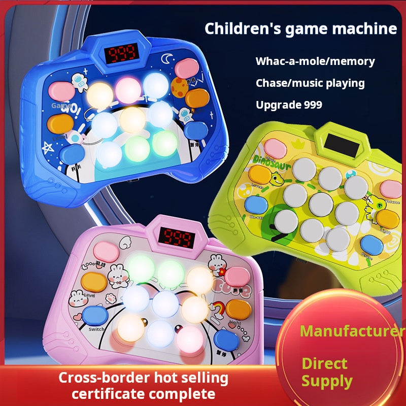 Presione y empuje el juguete para niños Speed ​​Challenge Game Machine Mole 
