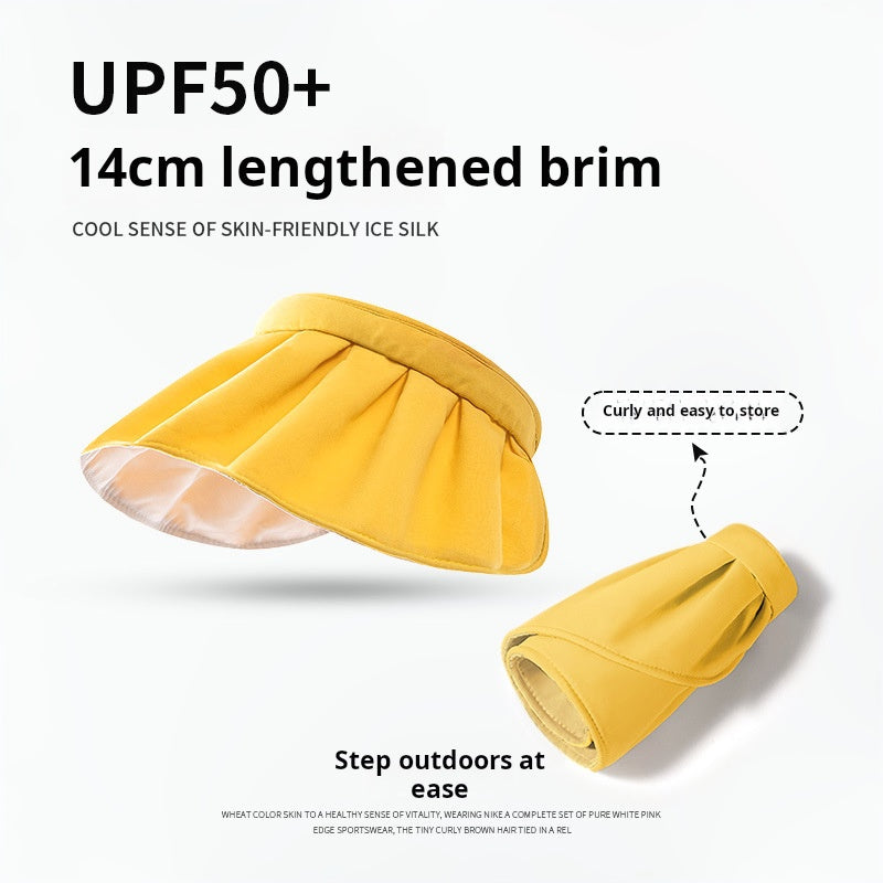 Roll-Up Shell Sun Hat UV Protection