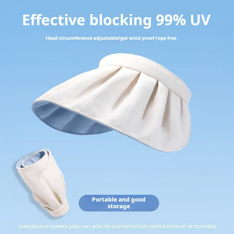 UPF50+ Shell Sun Hat Women's Summer