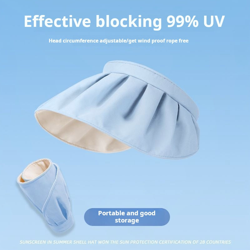 UPF50+ Shell Sun Hat Women's Summer