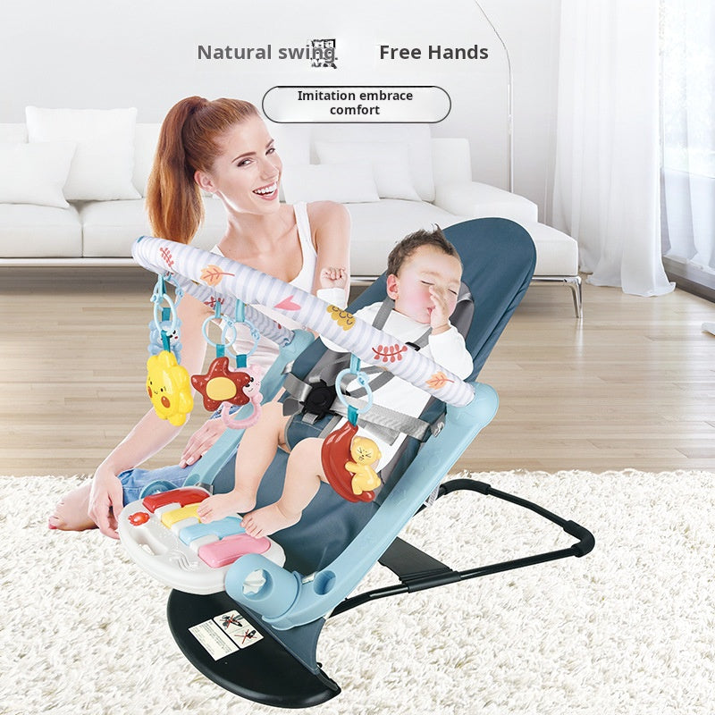 Baby Foot Piano Fitness Rack Baby Rocking Chair Soothing Recliner