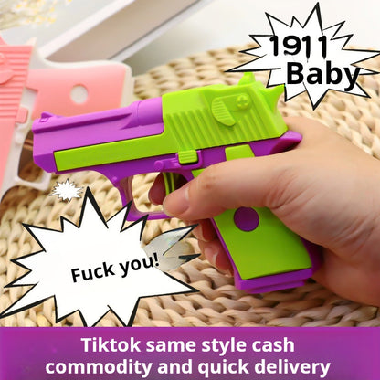 3D Printed Mini Desert Eagle Pistol Toy, Blowback Toy, Non-shooting Stress Relief, Cute and Fun, Gravity