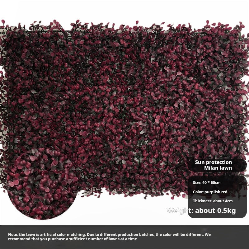 Color Milan lawn outdoor sun protection encryption artificial turf