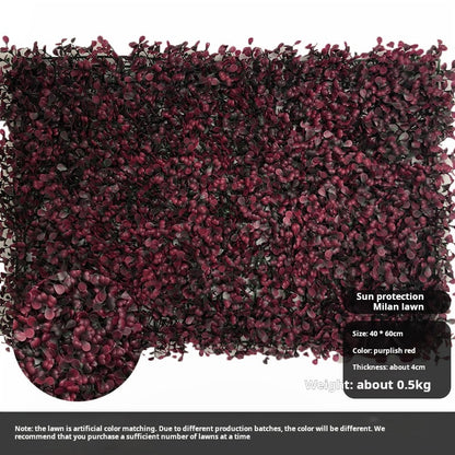 Color Milan lawn outdoor sun protection encryption artificial turf