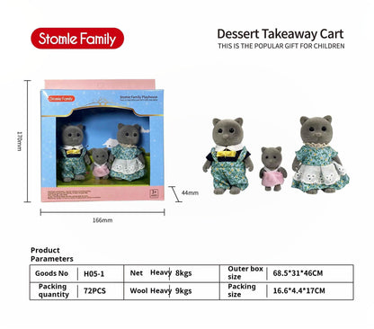 Forest Family Dollhouse Toy Villa