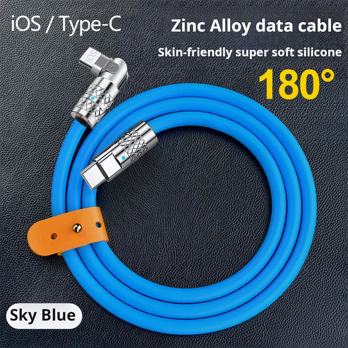 20W PD Rotating C-to-L Fast Charge Cable