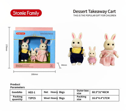 Forest Family Dollhouse Toy Villa