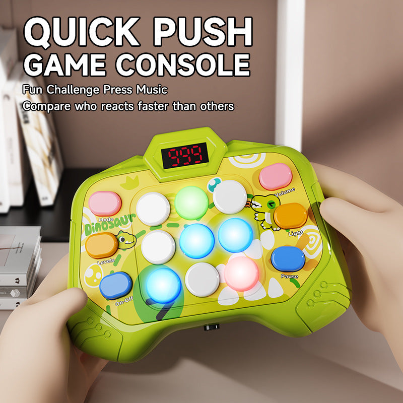 Presione y empuje el juguete para niños Speed ​​Challenge Game Machine Mole 
