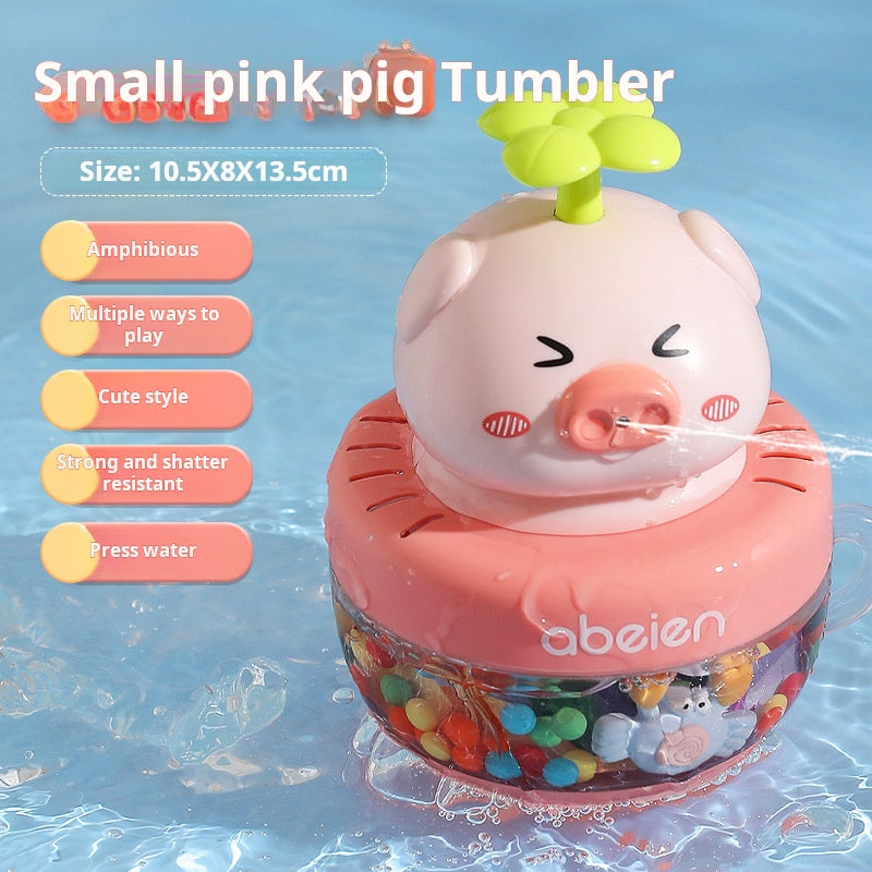 Amphibious Cute Wobble Toy Frog and Pig Water Play