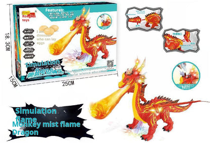 Electric Walking Dinosaur with Lights, Sounds, and Spray for Ages 0-6