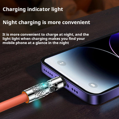 540 degree universal swivel data cable