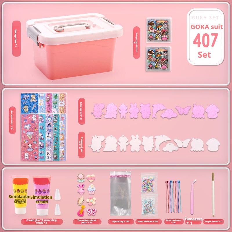 DIY Sticker Kit for Girls Craft Toy