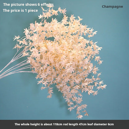 Background with decorative maple leaves