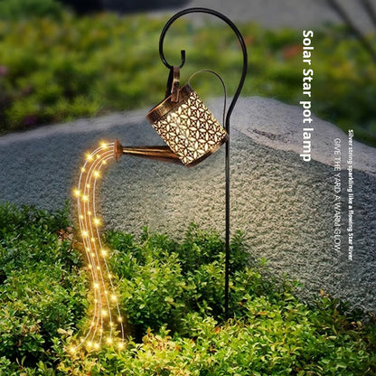 Solar kettle light outdoor waterproof hanging light