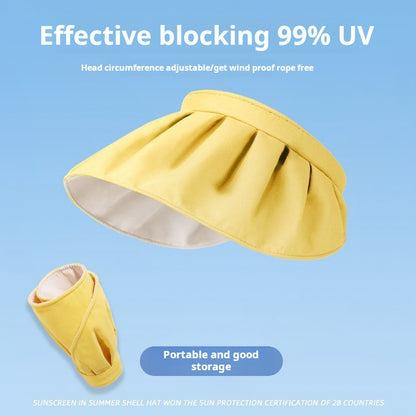 UPF50+ Shell Sun Hat Women's Summer