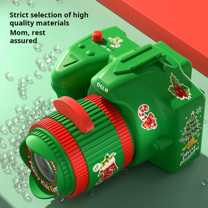 Christmas Camera Projector Light-Up Toy, Holiday Decor Gift for Kids