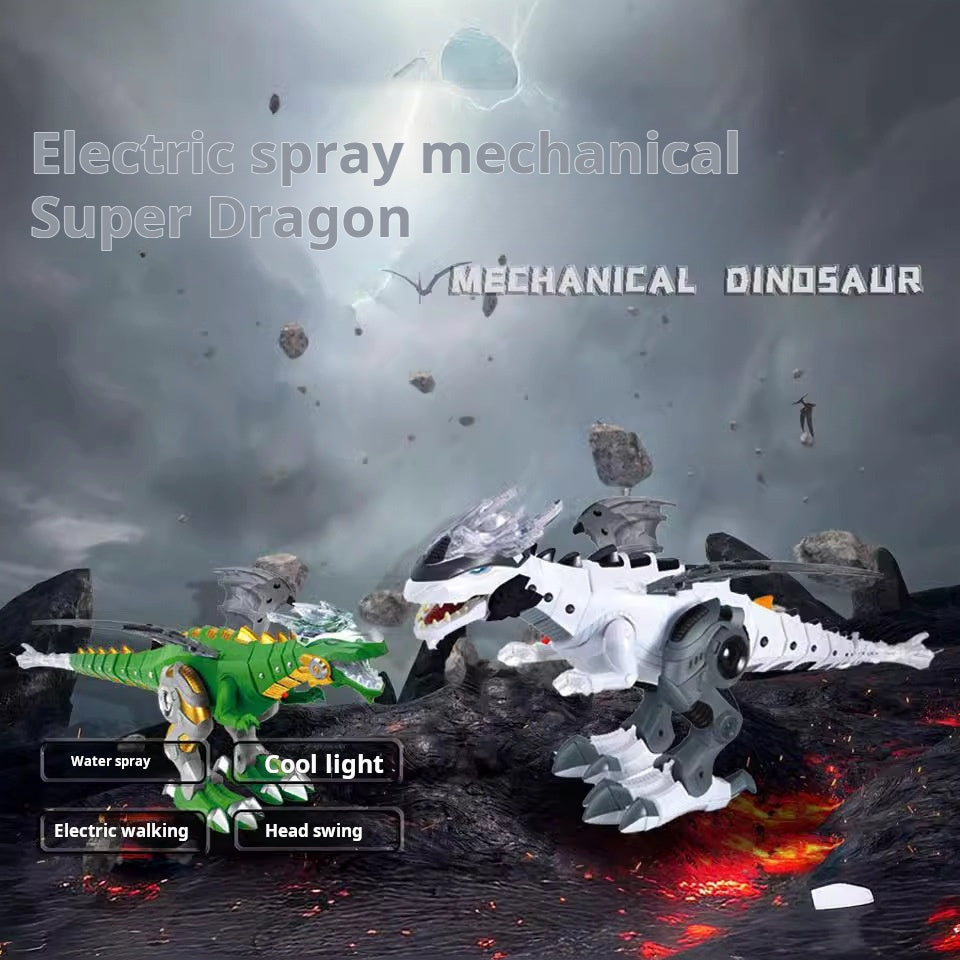 Electric Walking Dinosaur with Lights, Sounds, and Spray for Ages 0-6