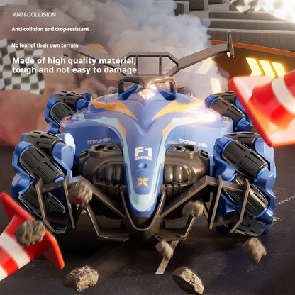 Coche de deriva con control remoto y juguete duradero 4WD F1 de alta velocidad en aerosol 