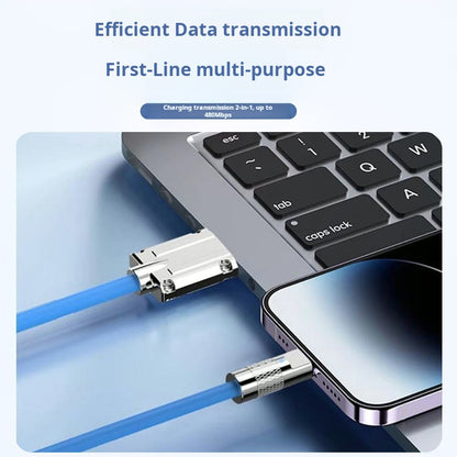 Custom Zinc Alloy Fast Charging Cable 120W