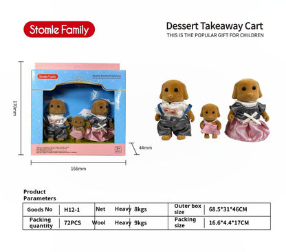 Forest Family Dollhouse Toy Villa