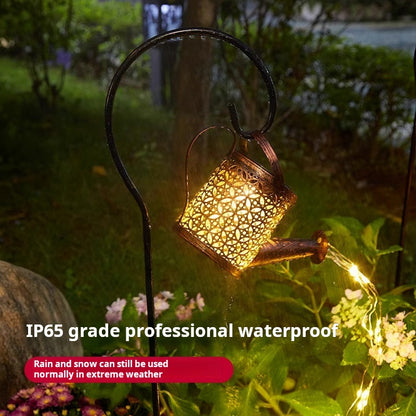 Solar kettle light outdoor waterproof hanging light