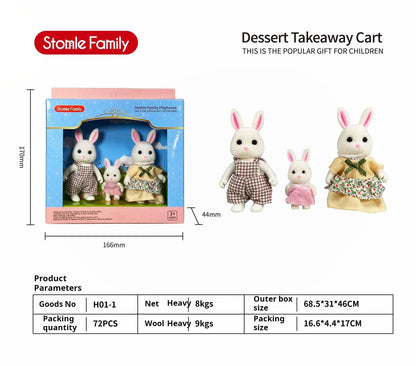 Forest Family Dollhouse Toy Villa