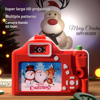 Christmas Camera Projector Light-Up Toy, Holiday Decor Gift for Kids