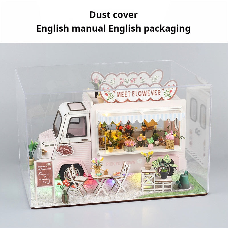 3D Puzzle DIY Wooden House