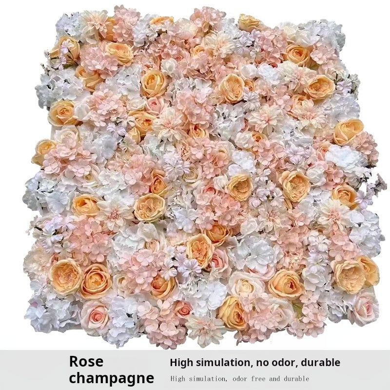 Pared de flores artificiales de 1*1m 