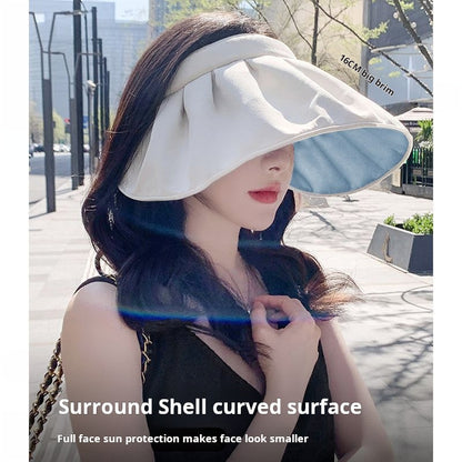 UPF50+ Shell Sun Hat Women's Summer