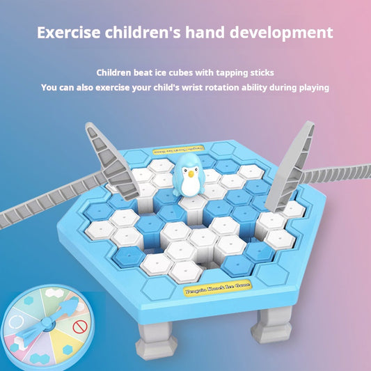 Juego de bloques de hielo Save Penguin, juguete de entrenamiento de enfoque 